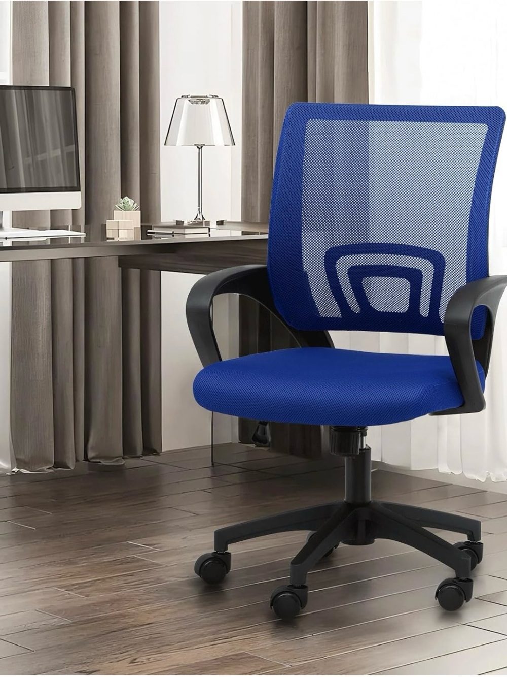 ATHENA COLLECTION BEAUTIFUL ROYAL BLUE OFFICE CHAIR đâď¸đ